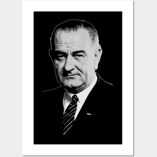 Lyndon B. Johnson Wall Art by Nerd_art